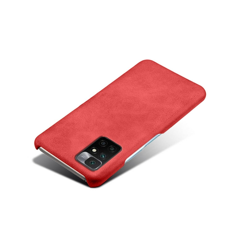For Xiaomi Redmi 10 Calf Texture PC + PU Phone Case