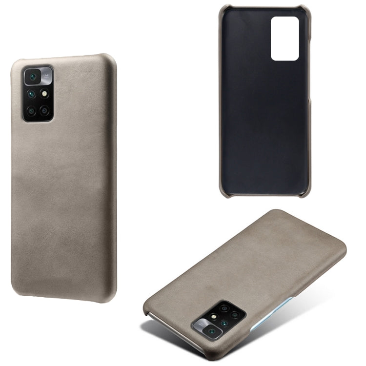 For Xiaomi Redmi 10 Calf Texture PC + PU Phone Case