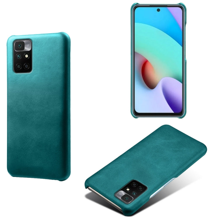 For Xiaomi Redmi 10 Calf Texture PC + PU Phone Case