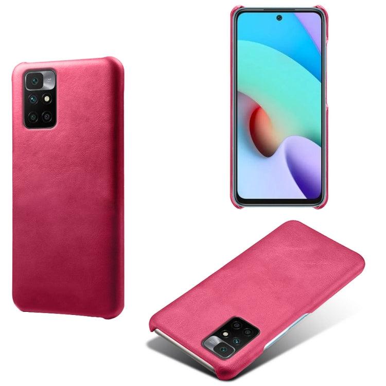 For Xiaomi Redmi 10 Calf Texture PC + PU Phone Case