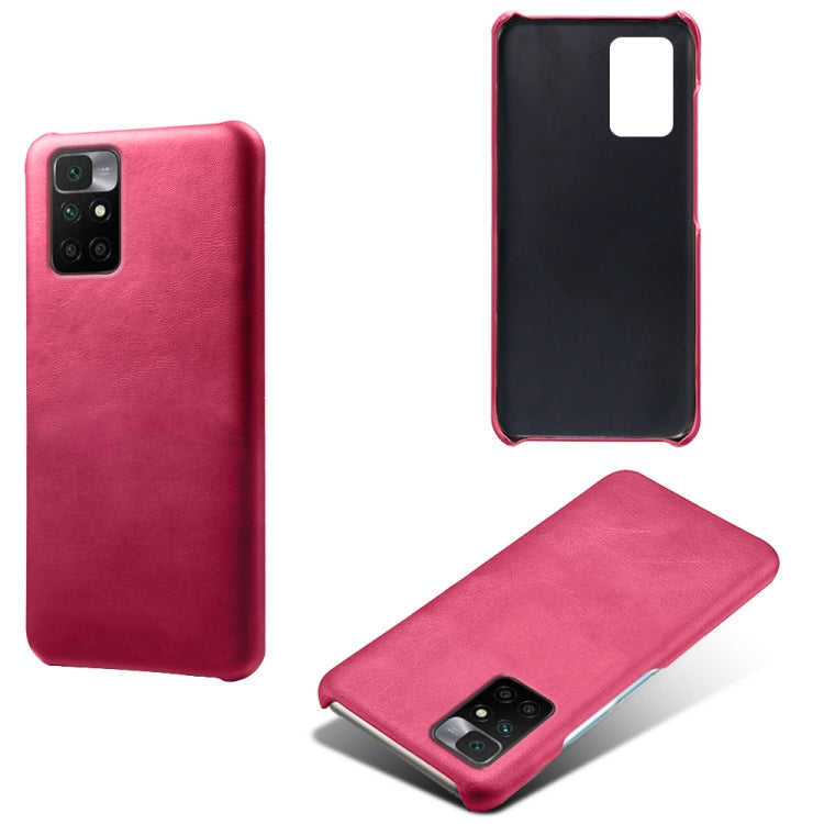 For Xiaomi Redmi 10 Calf Texture PC + PU Phone Case