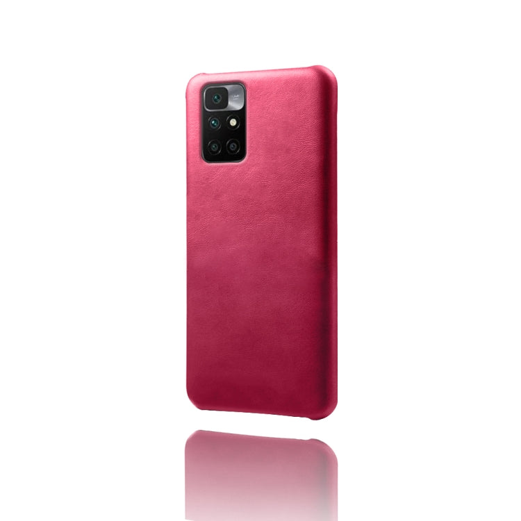 For Xiaomi Redmi 10 Calf Texture PC + PU Phone Case