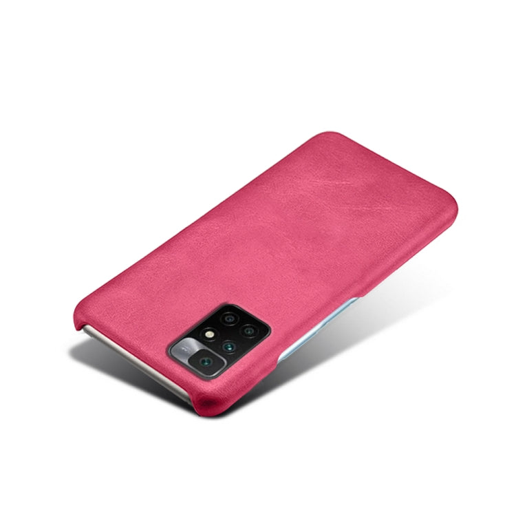 For Xiaomi Redmi 10 Calf Texture PC + PU Phone Case