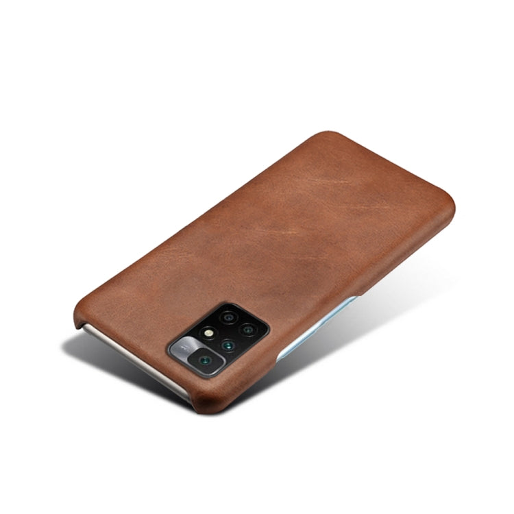For Xiaomi Redmi 10 Calf Texture PC + PU Phone Case