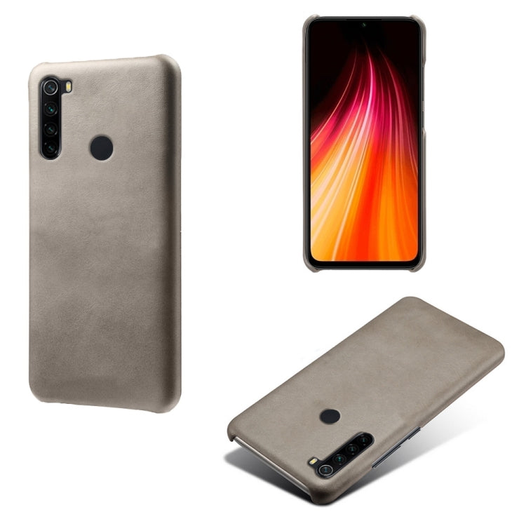 For Xiaomi Redmi Note 8 Calf Texture PC + PU Phone Case