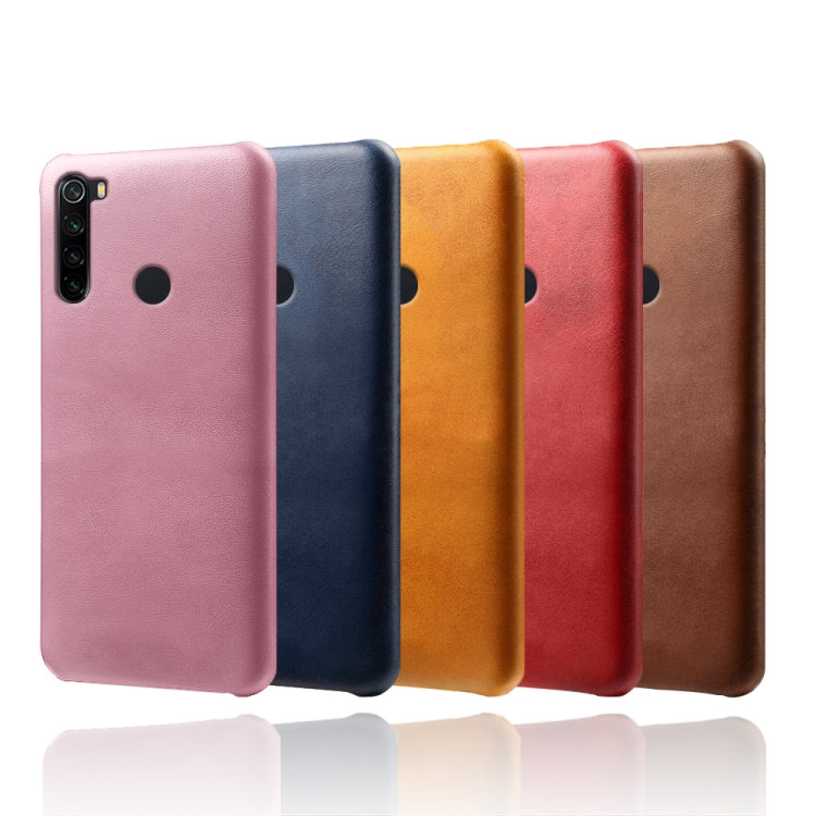 For Xiaomi Redmi Note 8 Calf Texture PC + PU Phone Case