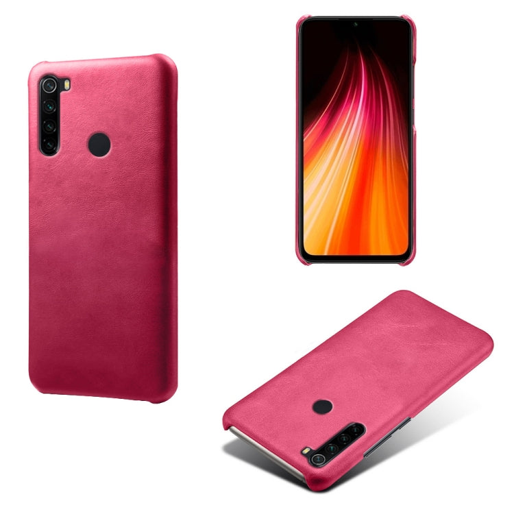 For Xiaomi Redmi Note 8 Calf Texture PC + PU Phone Case