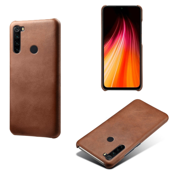 For Xiaomi Redmi Note 8 Calf Texture PC + PU Phone Case