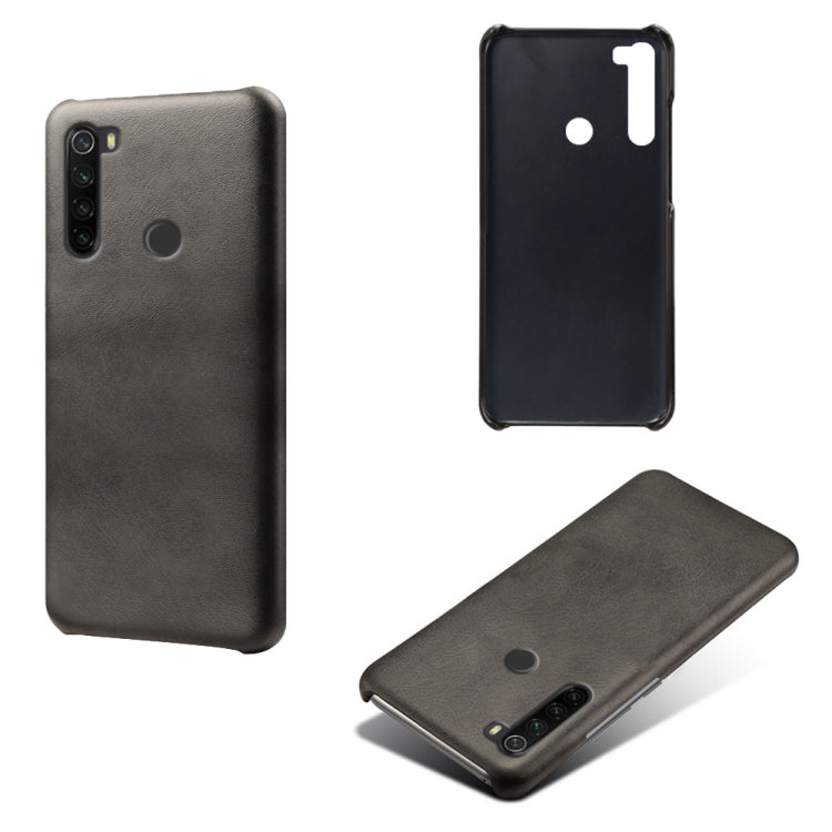 For Xiaomi Redmi Note 8T Calf Texture PC + PU Phone Case