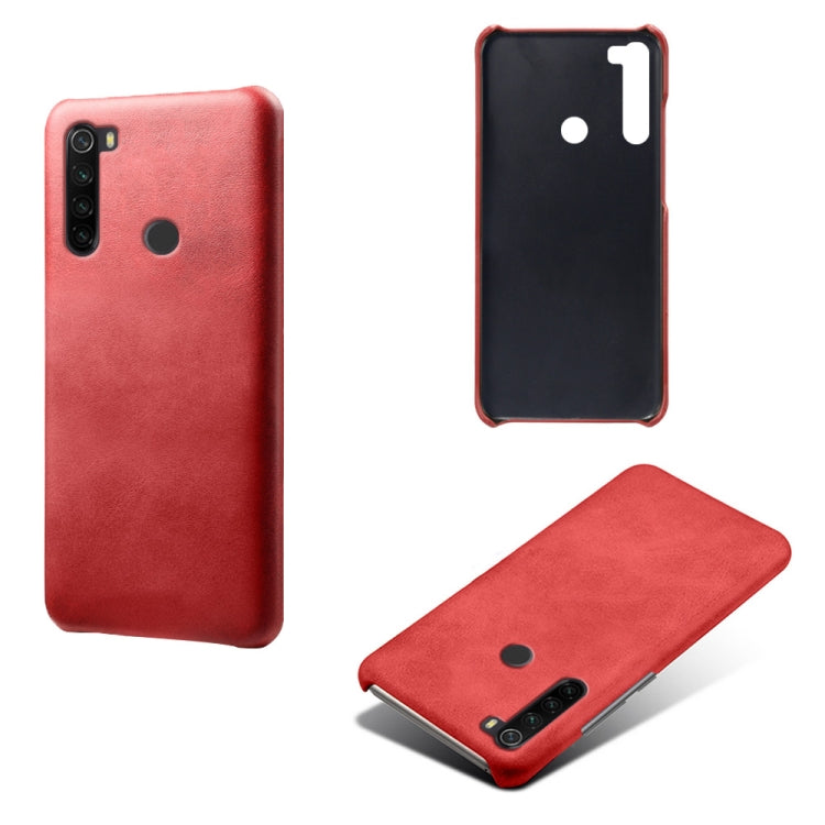 For Xiaomi Redmi Note 8T Calf Texture PC + PU Phone Case