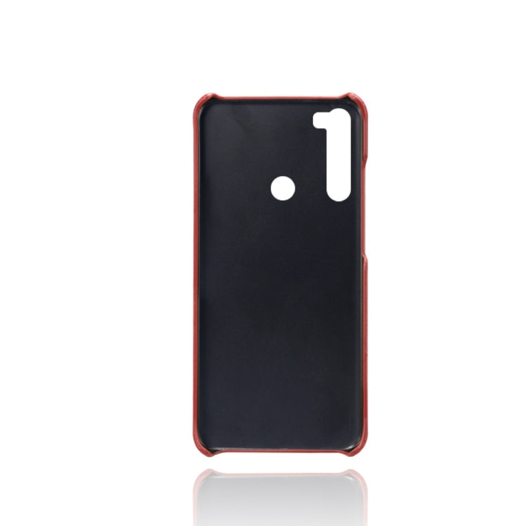 For Xiaomi Redmi Note 8T Calf Texture PC + PU Phone Case