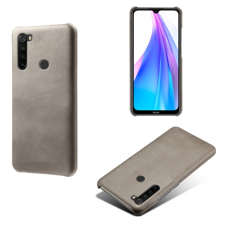 For Xiaomi Redmi Note 8T Calf Texture PC + PU Phone Case