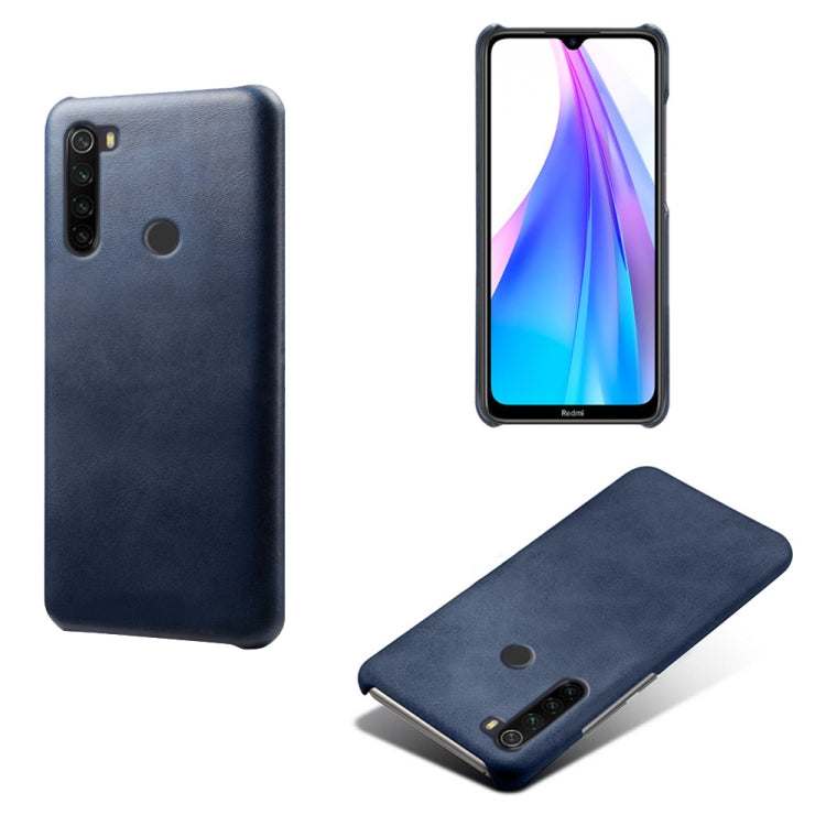 For Xiaomi Redmi Note 8T Calf Texture PC + PU Phone Case