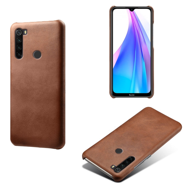 For Xiaomi Redmi Note 8T Calf Texture PC + PU Phone Case