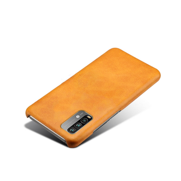 For Xiaomi Redmi Note 9 4G Calf Texture PC + PU Phone Case