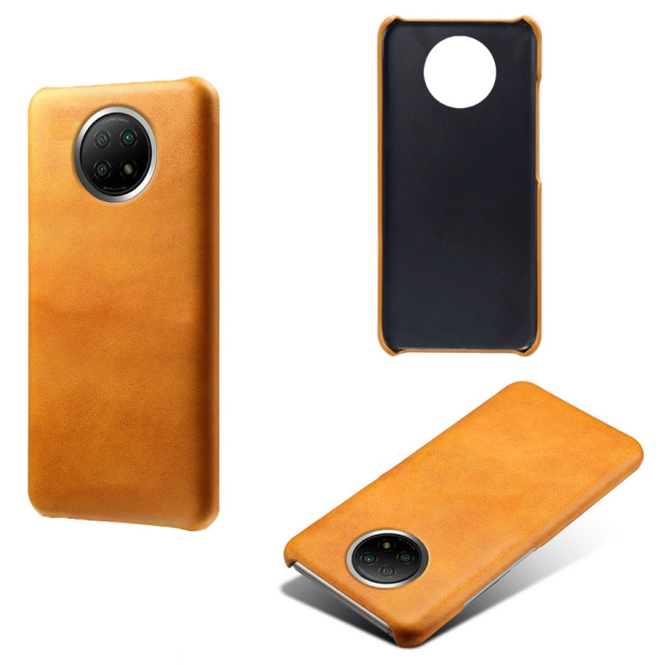 For Xiaomi Redmi Note 9 5G Calf Texture PC + PU Phone Case