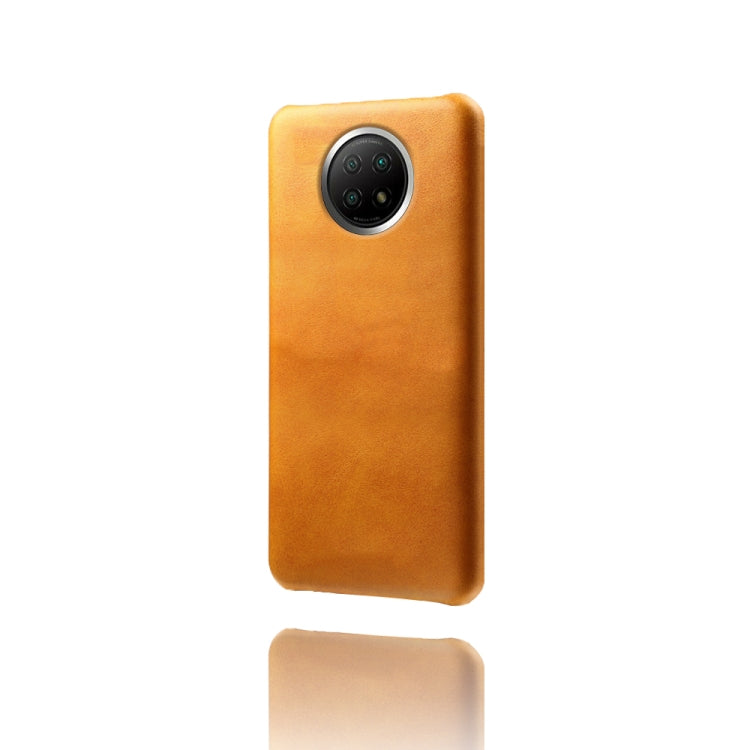 For Xiaomi Redmi Note 9 5G Calf Texture PC + PU Phone Case