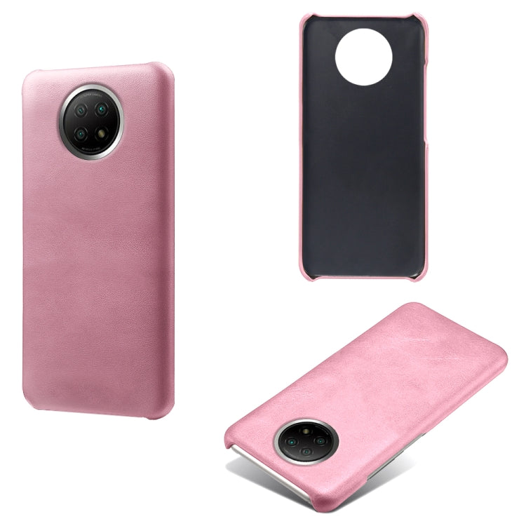 For Xiaomi Redmi Note 9 5G Calf Texture PC + PU Phone Case