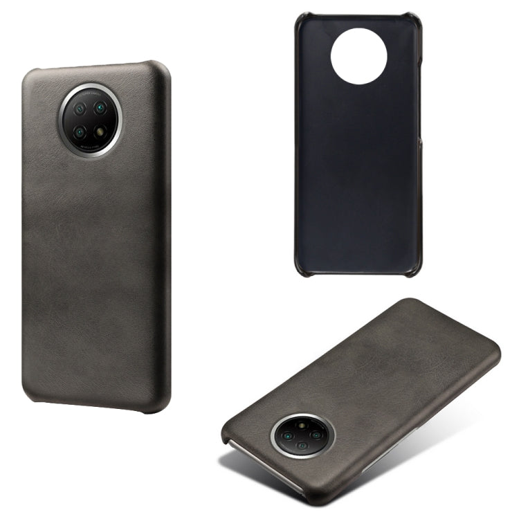 For Xiaomi Redmi Note 9 5G Calf Texture PC + PU Phone Case