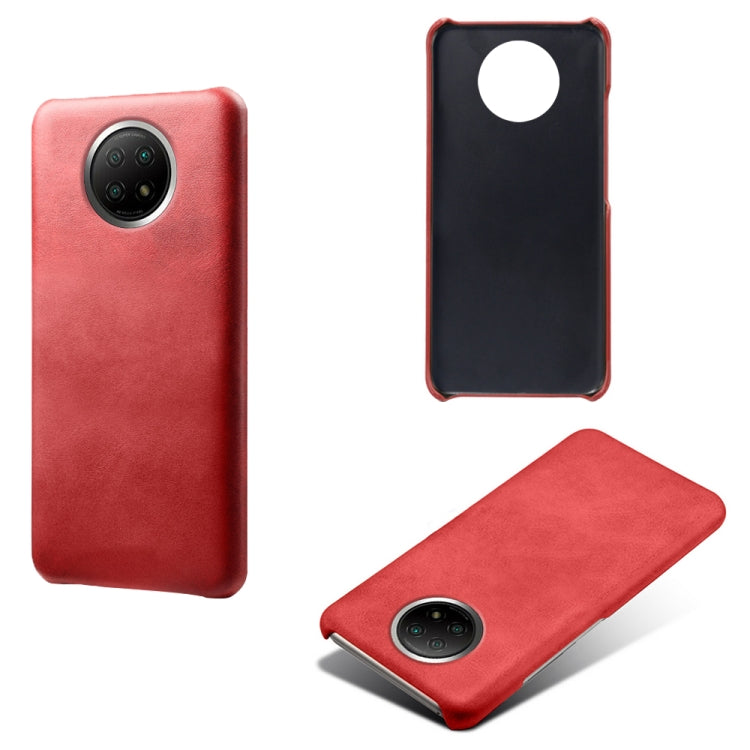 For Xiaomi Redmi Note 9 5G Calf Texture PC + PU Phone Case