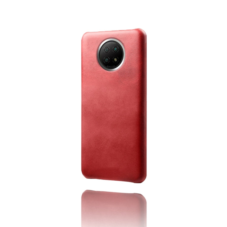 For Xiaomi Redmi Note 9 5G Calf Texture PC + PU Phone Case