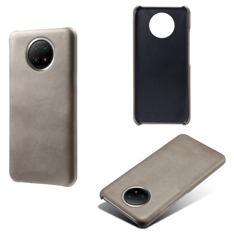 For Xiaomi Redmi Note 9 5G Calf Texture PC + PU Phone Case