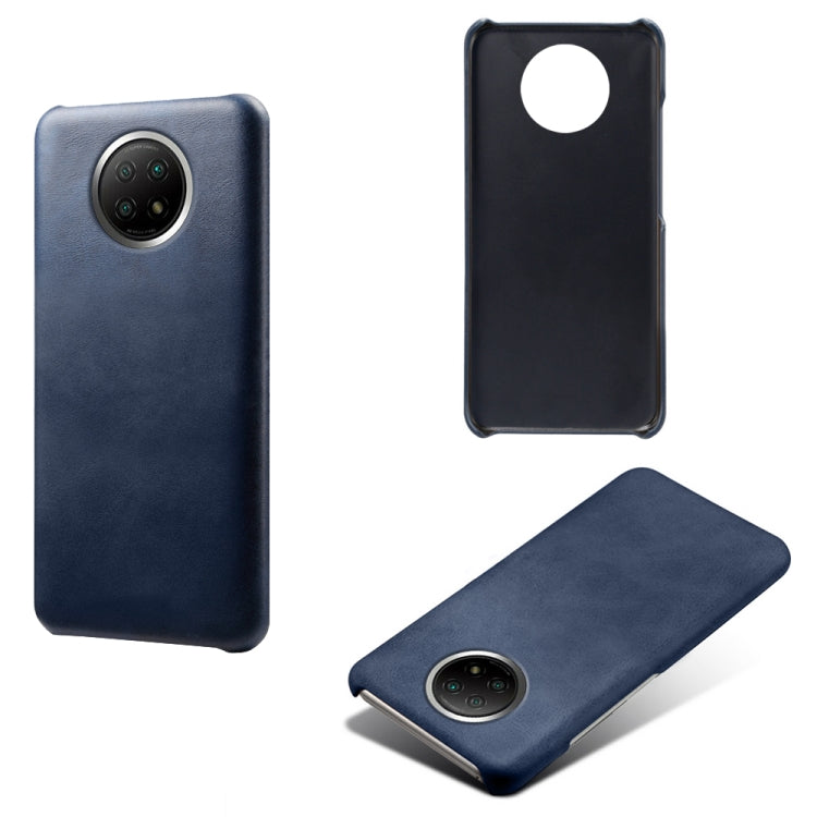 For Xiaomi Redmi Note 9 5G Calf Texture PC + PU Phone Case