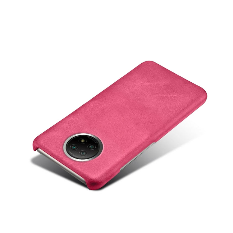For Xiaomi Redmi Note 9 5G Calf Texture PC + PU Phone Case