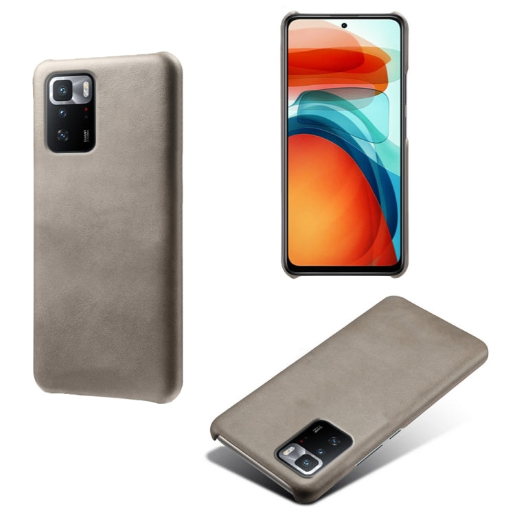For Xiaomi Redmi Note 10 Pro 5G Calf Texture PC + PU Phone Case