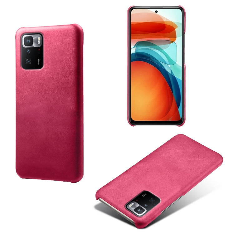 For Xiaomi Redmi Note 10 Pro 5G Calf Texture PC + PU Phone Case
