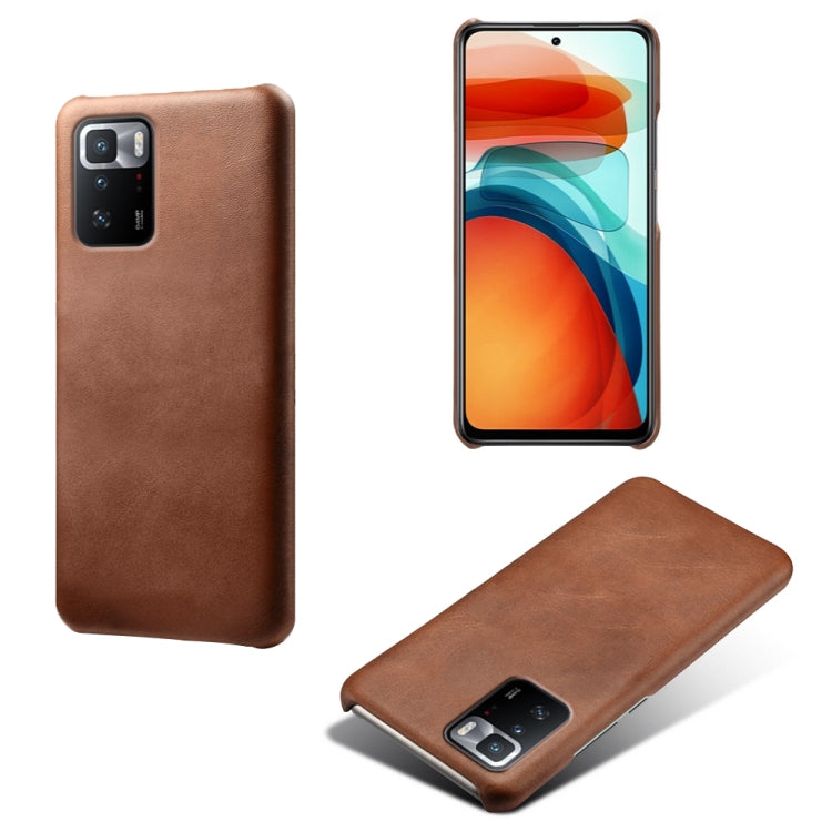 For Xiaomi Redmi Note 10 Pro 5G Calf Texture PC + PU Phone Case