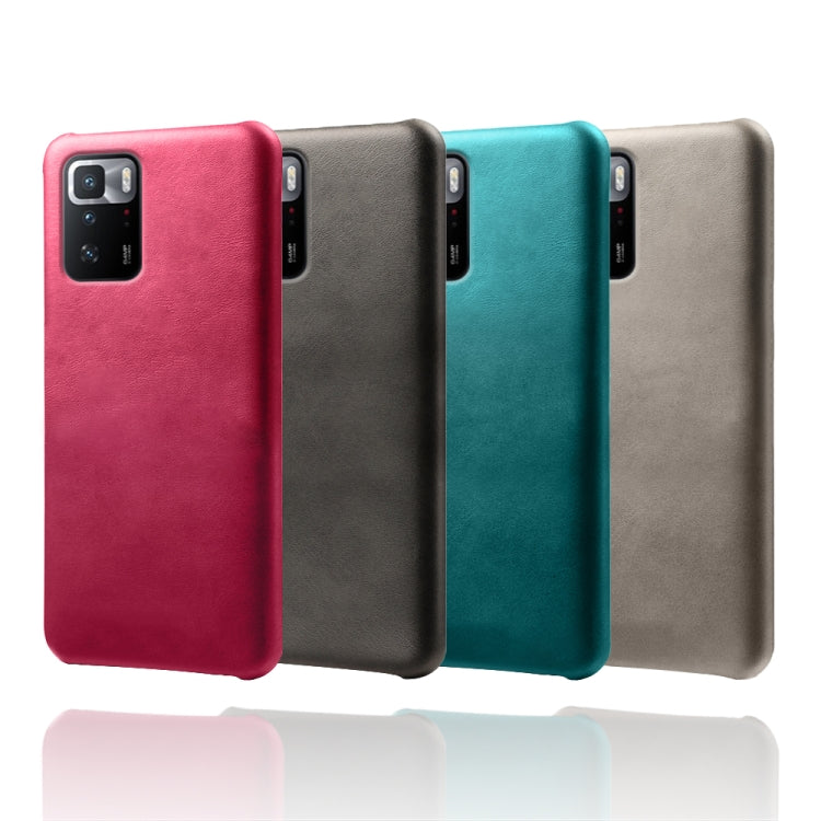 For Xiaomi Redmi Note 10 Pro 5G CN Version Calf Texture PC + PU Phone Case