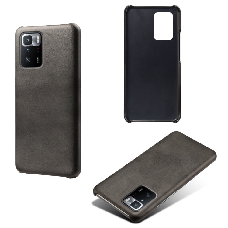 For Xiaomi Redmi Note 10 Pro 5G CN Version Calf Texture PC + PU Phone Case