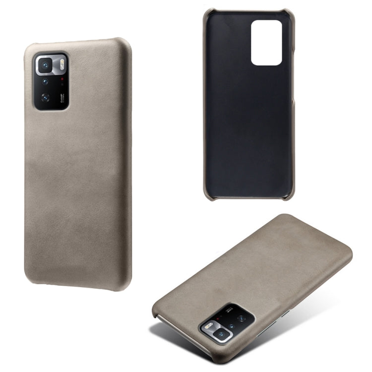 For Xiaomi Redmi Note 10 Pro 5G CN Version Calf Texture PC + PU Phone Case