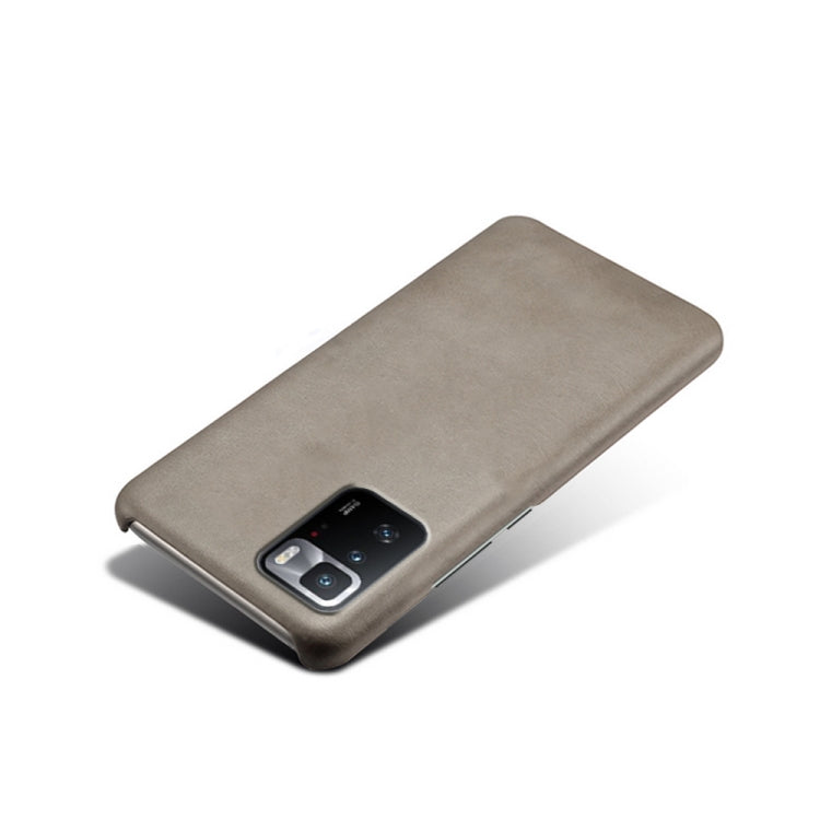 For Xiaomi Redmi Note 10 Pro 5G CN Version Calf Texture PC + PU Phone Case