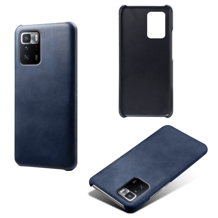 For Xiaomi Redmi Note 10 Pro 5G CN Version Calf Texture PC + PU Phone Case