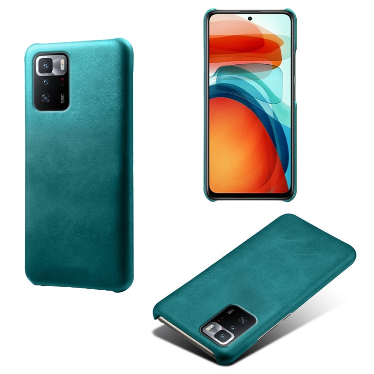 For Xiaomi Redmi Note 10 Pro 5G CN Version Calf Texture PC + PU Phone Case