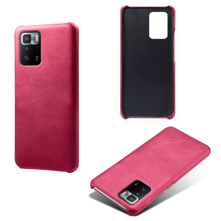 For Xiaomi Redmi Note 10 Pro 5G CN Version Calf Texture PC + PU Phone Case