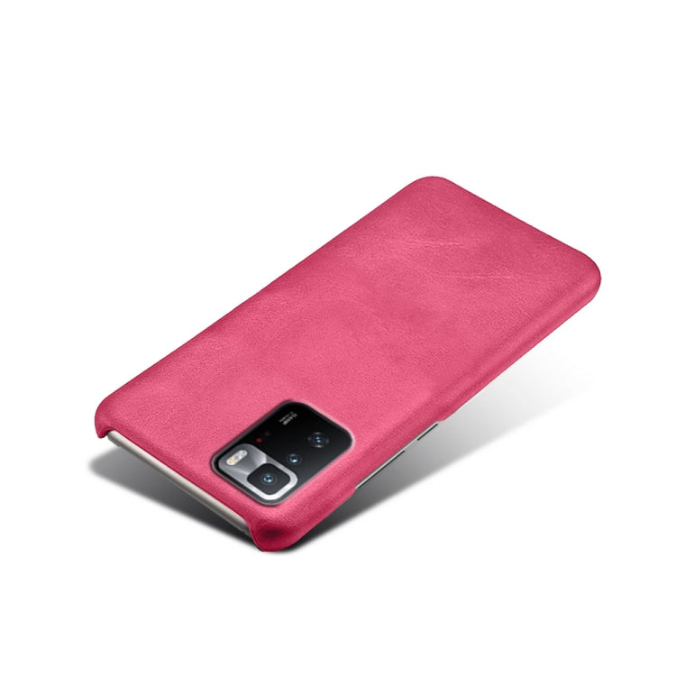 For Xiaomi Redmi Note 10 Pro 5G CN Version Calf Texture PC + PU Phone Case