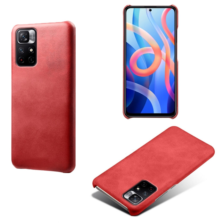 For Xiaomi Redmi Note 11 5G Calf Texture PC + PU Phone Case