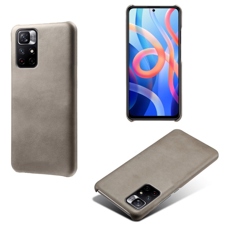 For Xiaomi Redmi Note 11 5G Calf Texture PC + PU Phone Case