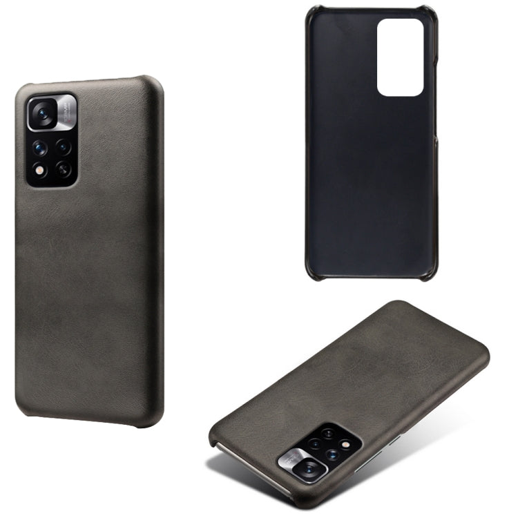 For Xiaomi Redmi Note 11 Pro 5G Calf Texture PC + PU Phone Case