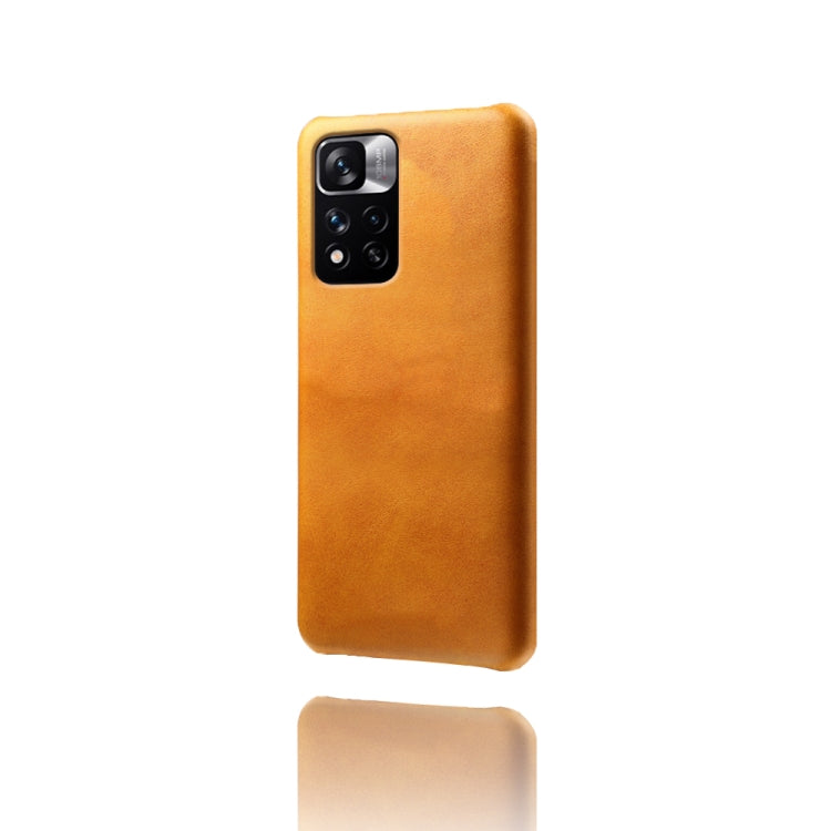 For Xiaomi Redmi Note 11 Pro+ Calf Texture PC + PU Phone Case