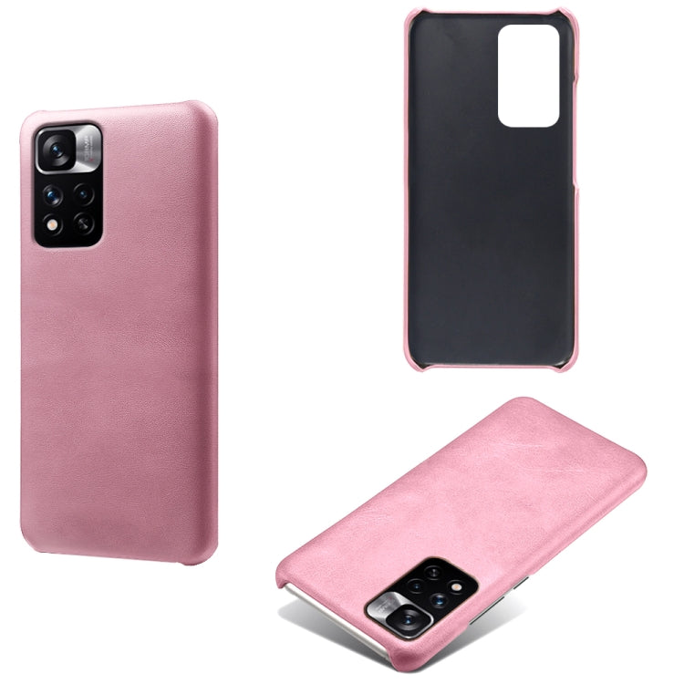 For Xiaomi Redmi Note 11 Pro+ Calf Texture PC + PU Phone Case