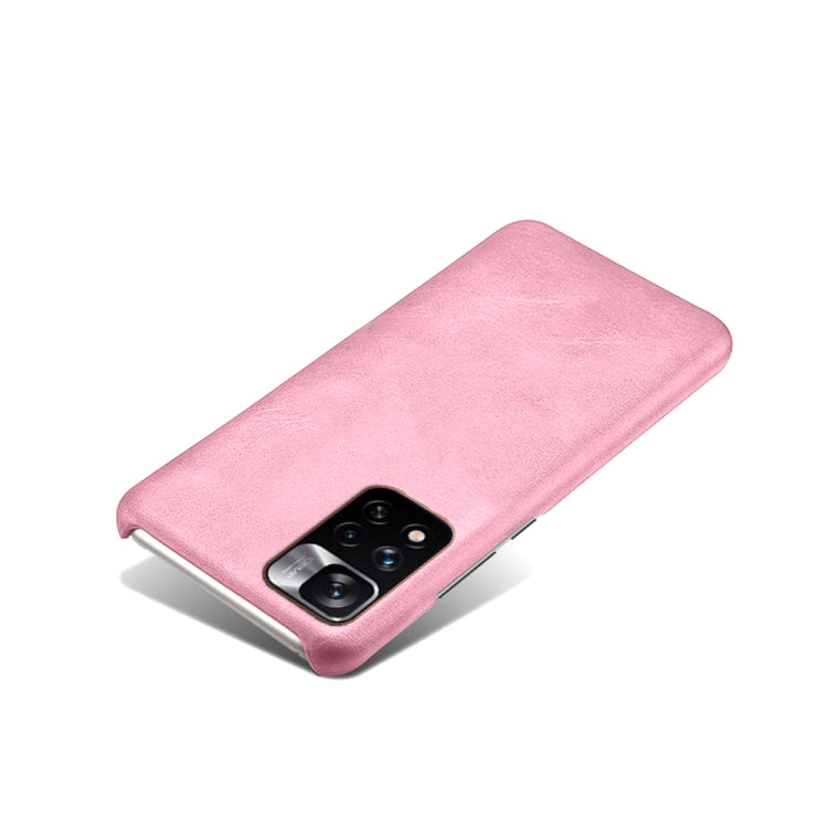 For Xiaomi Redmi Note 11 Pro+ Calf Texture PC + PU Phone Case