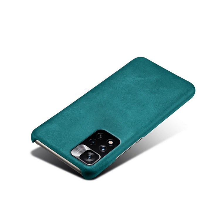 For Xiaomi Redmi Note 11 Pro+ Calf Texture PC + PU Phone Case