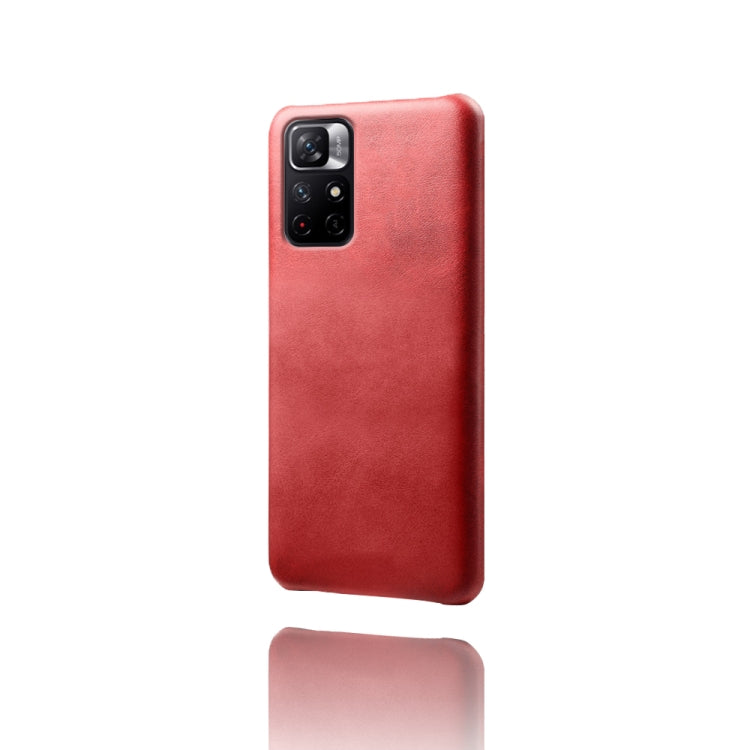 For Xiaomi Redmi Note 11T 5G Calf Texture PC + PU Phone Case