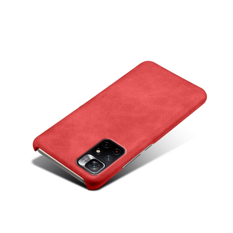 For Xiaomi Redmi Note 11T 5G Calf Texture PC + PU Phone Case