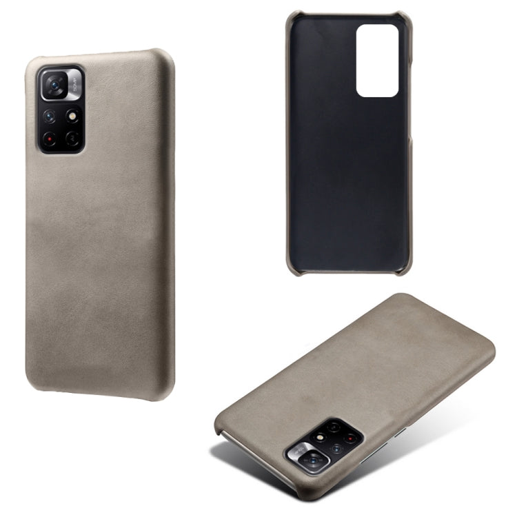 For Xiaomi Redmi Note 11T 5G Calf Texture PC + PU Phone Case