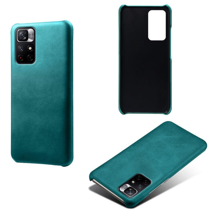 For Xiaomi Redmi Note 11T 5G Calf Texture PC + PU Phone Case
